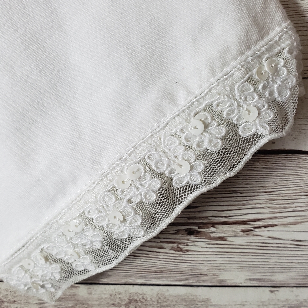Brand New! Coldwater Creek Lace V-Neck - Picture 5 of 5